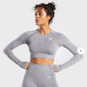 Vital Seamless Long Sleeve Gymshark Crop